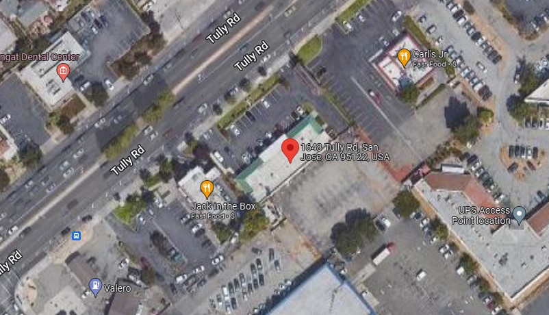 1648 Tully Rd,San Jose,CA,95121,US San Jose,CA